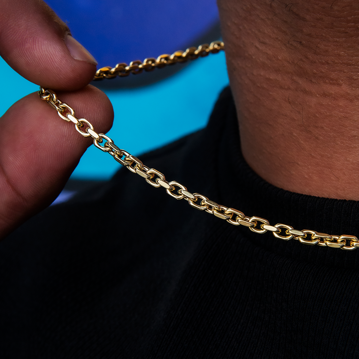 Box Chain + Smoking Cat Key Chain