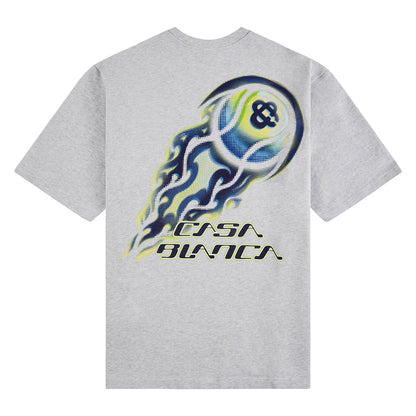 Flaming Tennis Ball Tee