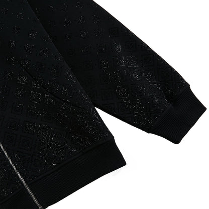Crystal Monogram Hoodie